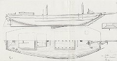 209 USA - Scow Schooner - San Francisco - 1870